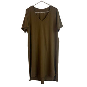 Universal Standard V Neck High/Low Hem SZ S‎